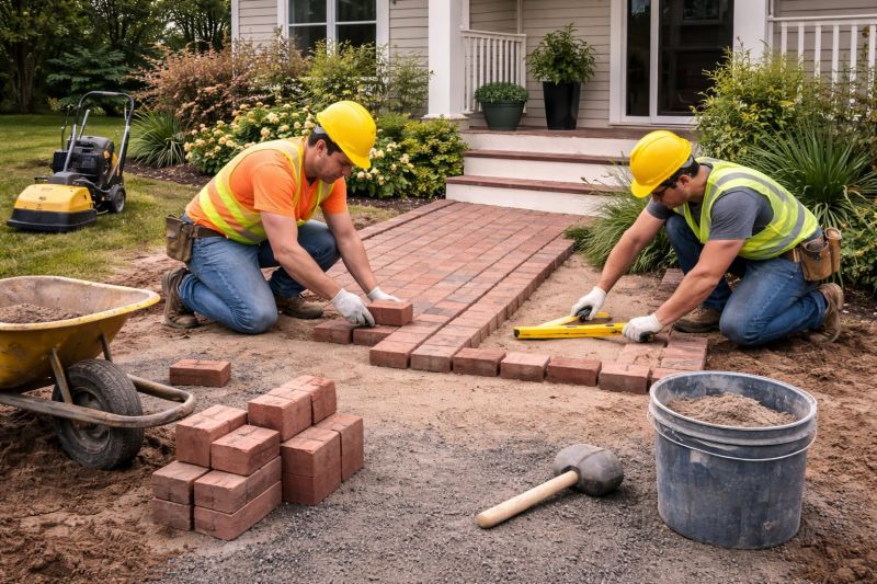 Masonry Steps Installation in Stamford, CT
